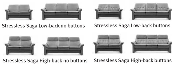 Saga Sofa Sofa by Ekornes