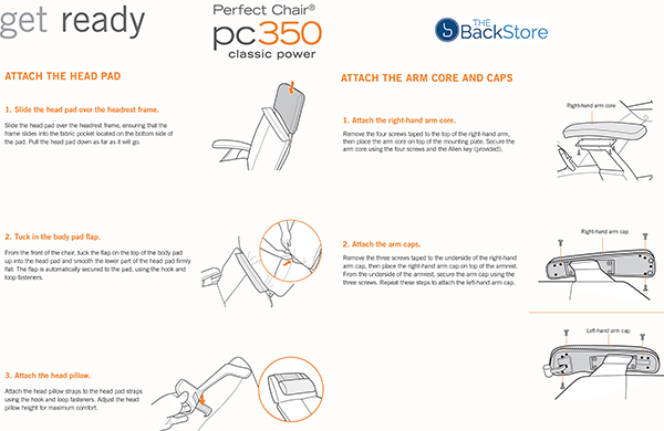 Human Touch PC-350 Classic Power Perfect Chair Zero Gravity Recliner Manual